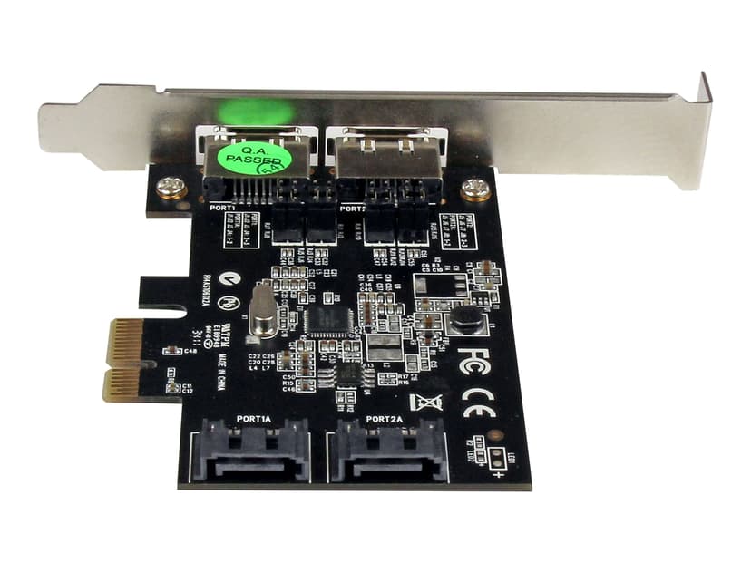 Startech 2 Port PCI Express SATA 6 Gbps eSATA Controller Card