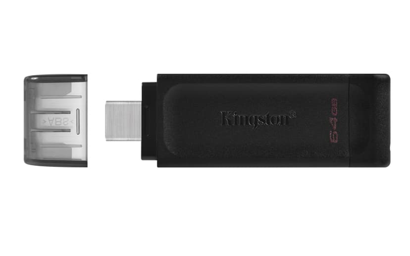 Kingston DataTraveler 70 64GB USB Type-C Musta