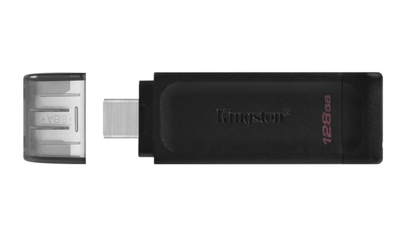Kingston DataTraveler 70 128GB USB Type-C Musta