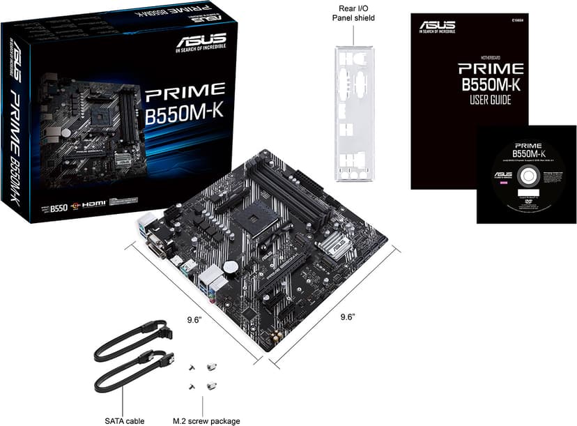 ASUS PRIME B550M-K Micro ATX Moderkort