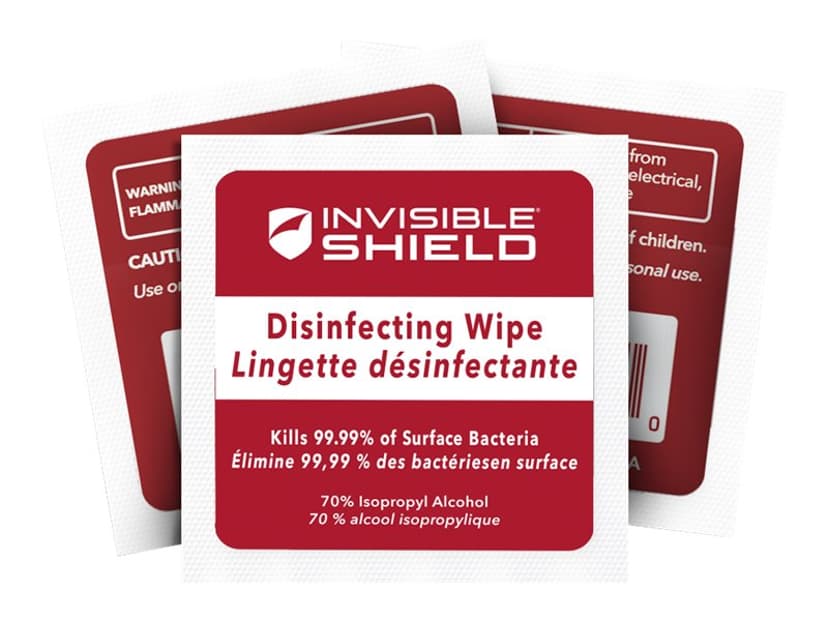 Zagg Invisibleshield Antimicrobial Wet Wipe (10-Pack)
