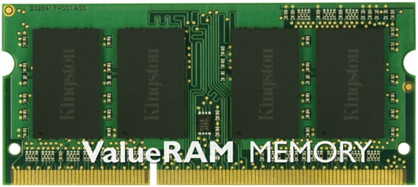 Kingston Valueram 8GB 1333MHz CL9 DDR3 SDRAM SO-DIMM 204-pin