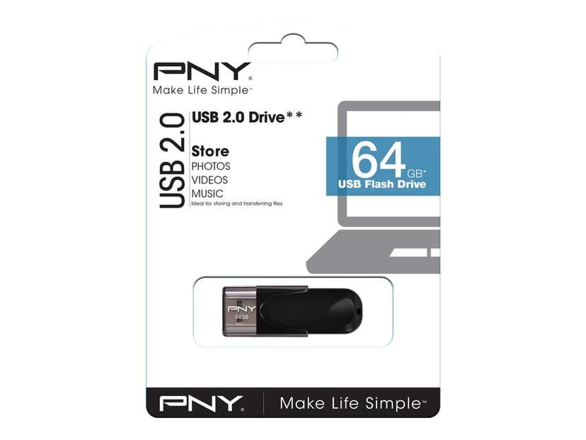 PNY Attaché 4 64GB USB 2.0
