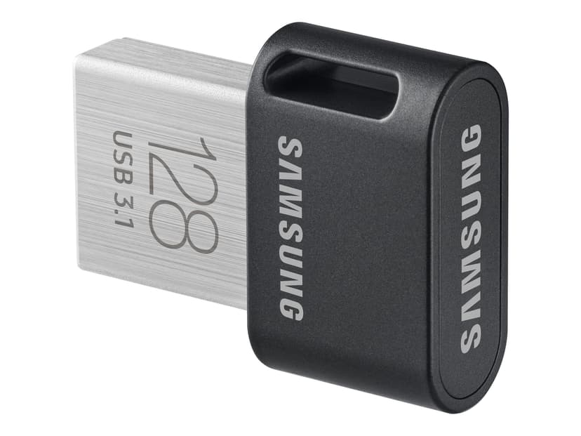 Samsung FIT Plus 128GB USB A-tyyppi Harmaa, Hopea