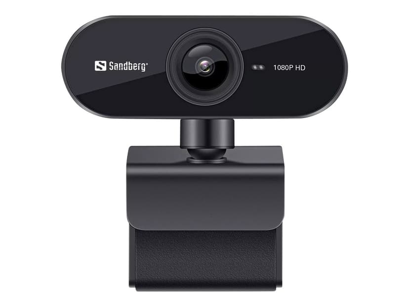 Sandberg USB Webcam Flex USB 2.0 Verkkokamera Musta