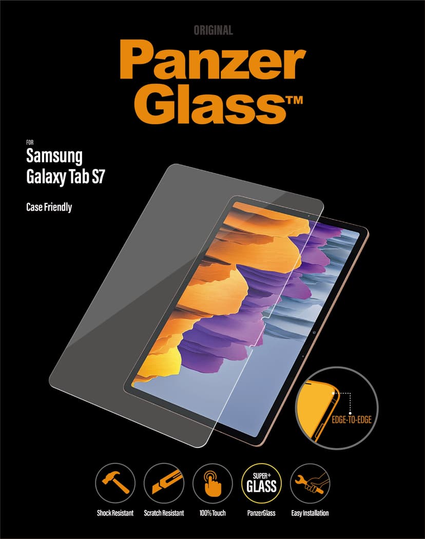 Panzerglass Case Friendly Samsung Galaxy Tab S7, Samsung Galaxy Tab S8