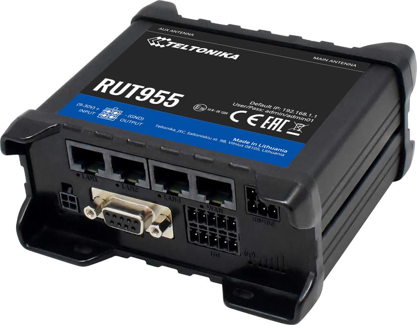 Teltonika RUT955 Dual SIM LTE trådlös router #Global