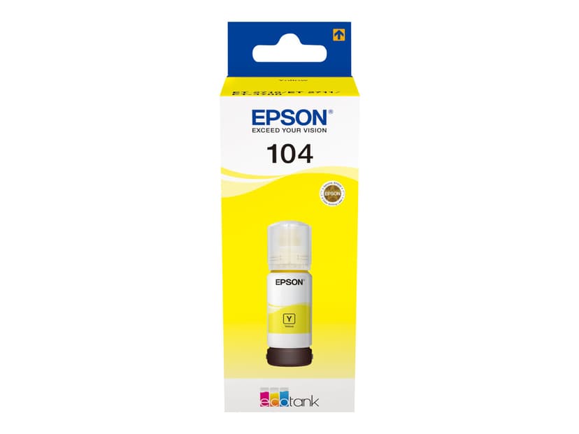 Epson Muste, keltainen, 104 70 ml – ET-2710/2704/4750