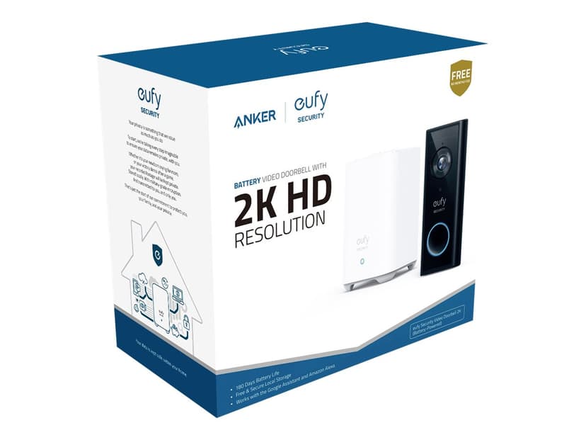Anker Eufy Security Video Doorbell 2K