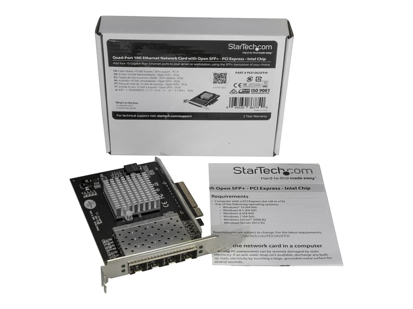 Startech Quad Port 10G SFP+ Network Card