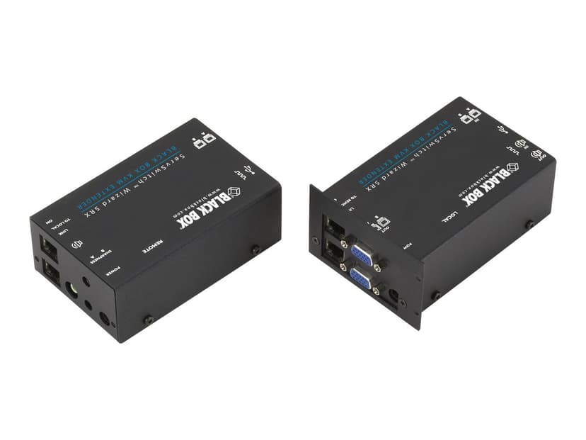 Black Box KVM Extender Over CATX - Dual VGA Audio USB 2.0
