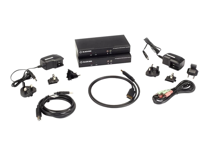 Black Box KVX KVM Extender Over CATX - 4K DP Audio USB