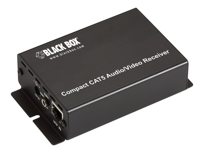 Black Box Compact CAT5 Audio/Video Receiver