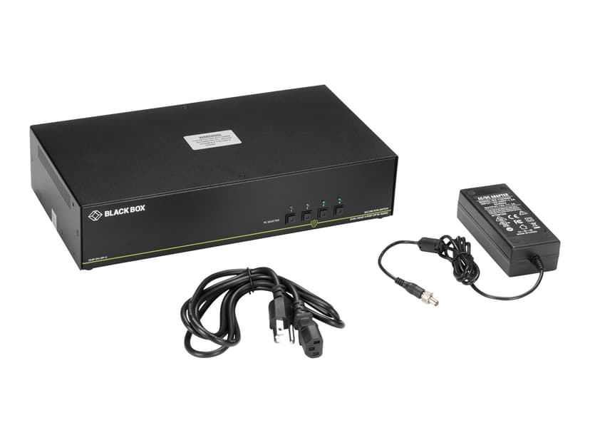 Black Box NIAP 3.0 Secure KVM Switch - 4K 2xDP USB 4-Port