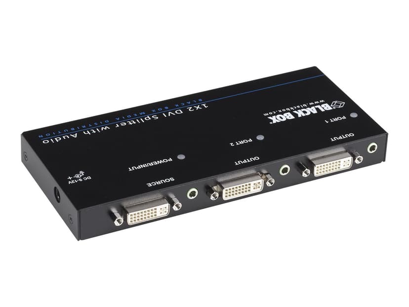Black Box DVI-D Splitter - 2-Port Audio HDCP