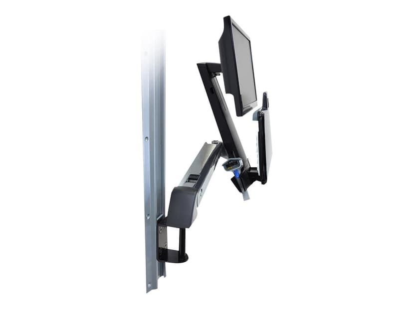 Ergotron StyleView Sit-Stand Combo Arm Aluminium/Svart