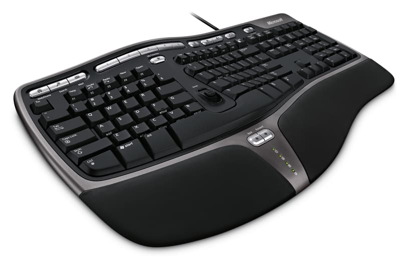 Smidighed Banke Imponerende Microsoft Natural Ergonomic Keyboard 4000 - tastatur Kabling Tastatur  (B2M-00006) | Dustin.dk