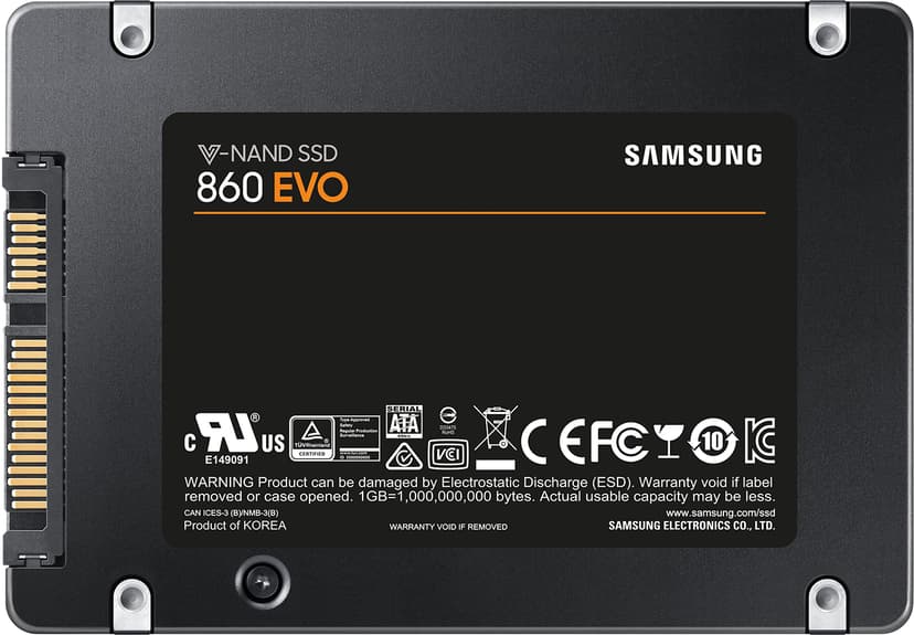 udledning seksuel ikke Samsung 860 Evo 500GB 2.5" SATA-600 (MZ-76E500B/EU) | Dustin.dk