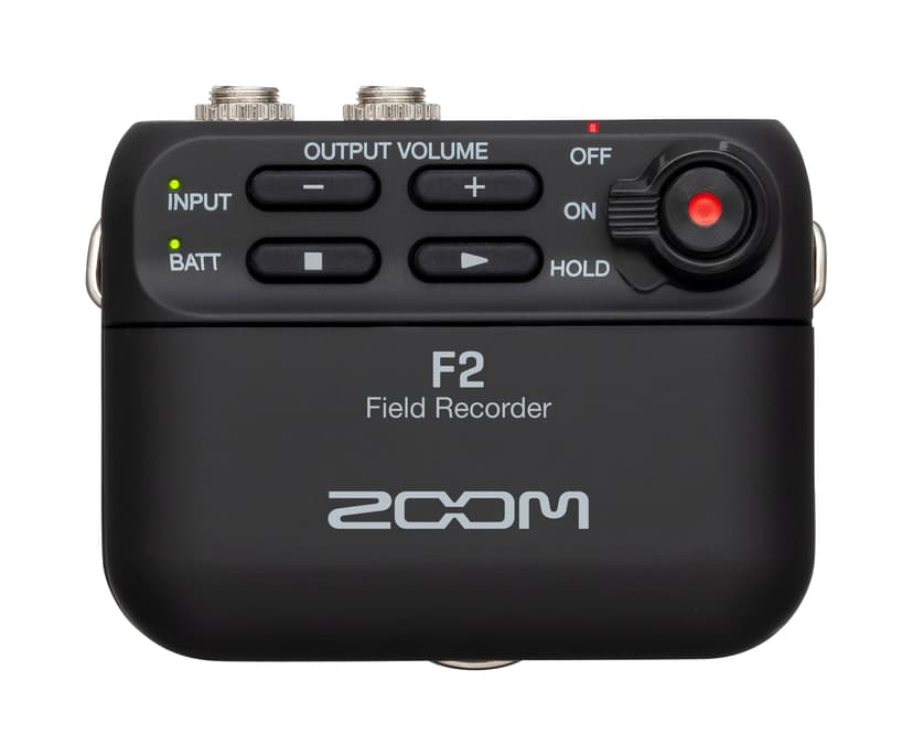 Zoom F2 Field Recorder Musta