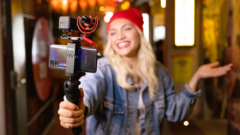 Røde VLOGVMICRO Vlogger Kit For 3.5mm Mobile Jack Musta