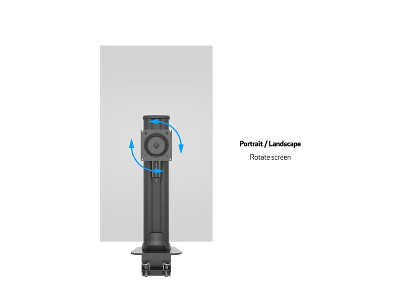 Multibrackets M VESA Deskmount HD Single Vertical Wide 32”–50"