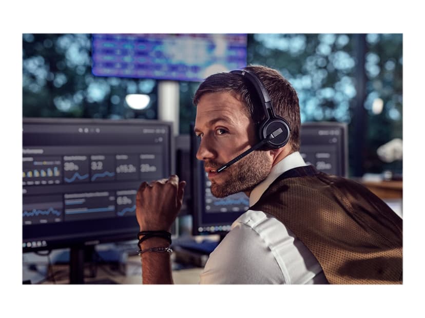 EPOS IMPACT SDW5036 Wireless DECT System Trådlöst headsetsystem Skype for Buisness Mono Svart
