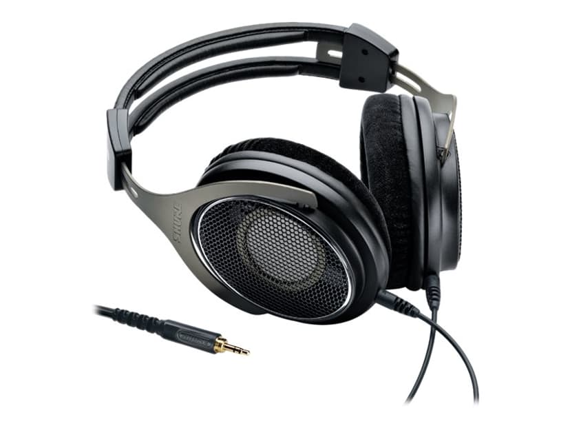 Shure Shure SRH1840 Premium avoimet Studio-/HiFi-kuulokkeet Kuulokkeet 3,5 mm jakkiliitin Stereo Harmaa, Musta