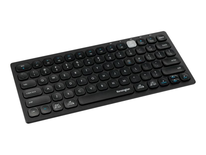 Kensington Multi-Device Dual Wireless Compact Keyboard Langaton, 2.4 GHz, Bluetooth Pohjoismaat Näppäimistö