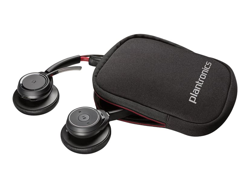 Poly Voyager Focus UC Microsoft B825-M Headset Optimerat för MS Teams Stereo Svart