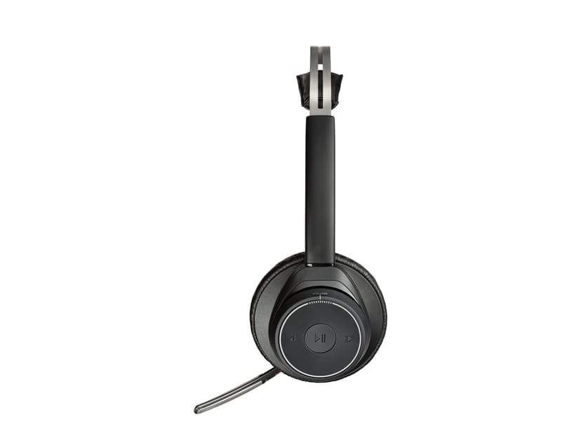 Poly Voyager Focus UC Microsoft B825-M Kuuloke + mikrofoni Optimoitu MS Teamsille Stereo Musta