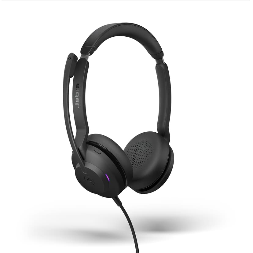 Jabra Evolve2 30 MS -kuulokkeet Kuuloke + mikrofoni USB-A Microsoft Teamsille Stereo Musta