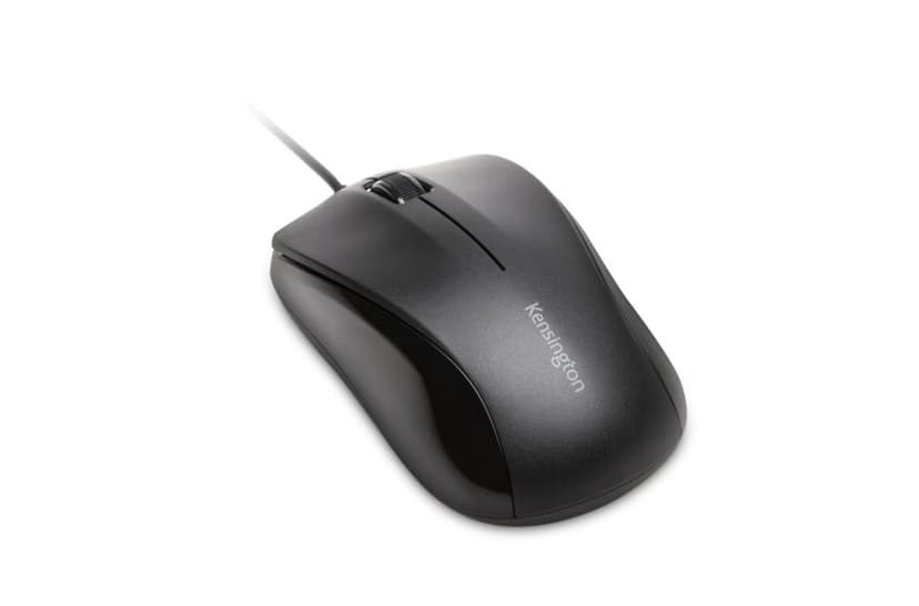 Kensington Kensington Valumouse Three-Button Wired Mouse Kabelansluten 1,000dpi Mus Svart