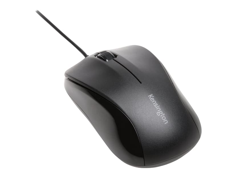 Kensington Kensington Valumouse Three-Button Wired Mouse Kabelansluten 1,000dpi Mus Svart