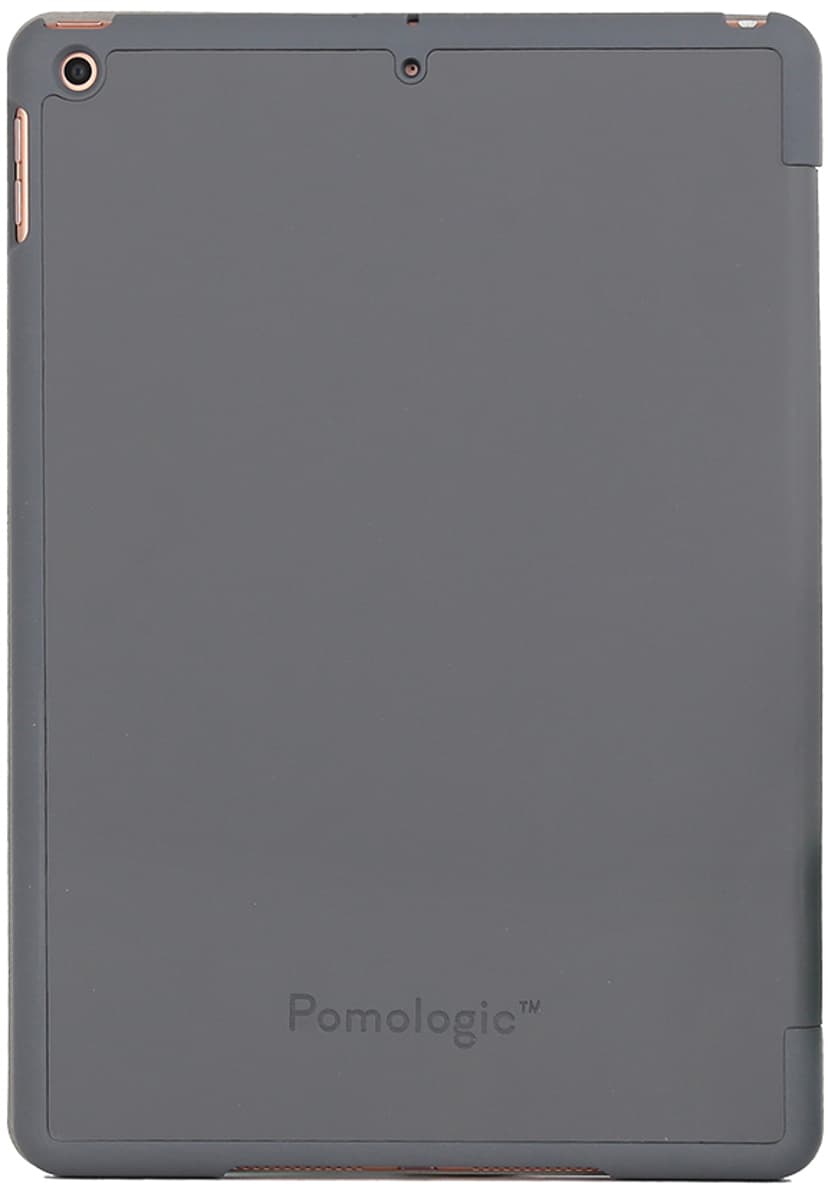 Pomologic Book case iPad 10.2" 7th gen, iPad 10.2" 8th gen, iPad 10.2" 9th gen Harmaa