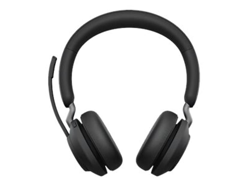 Jabra Evolve2 65 MS Kuuloke + mikrofoni USB-C Bluetooth-sovitin Optimoitu MS Teamsille Stereo Musta