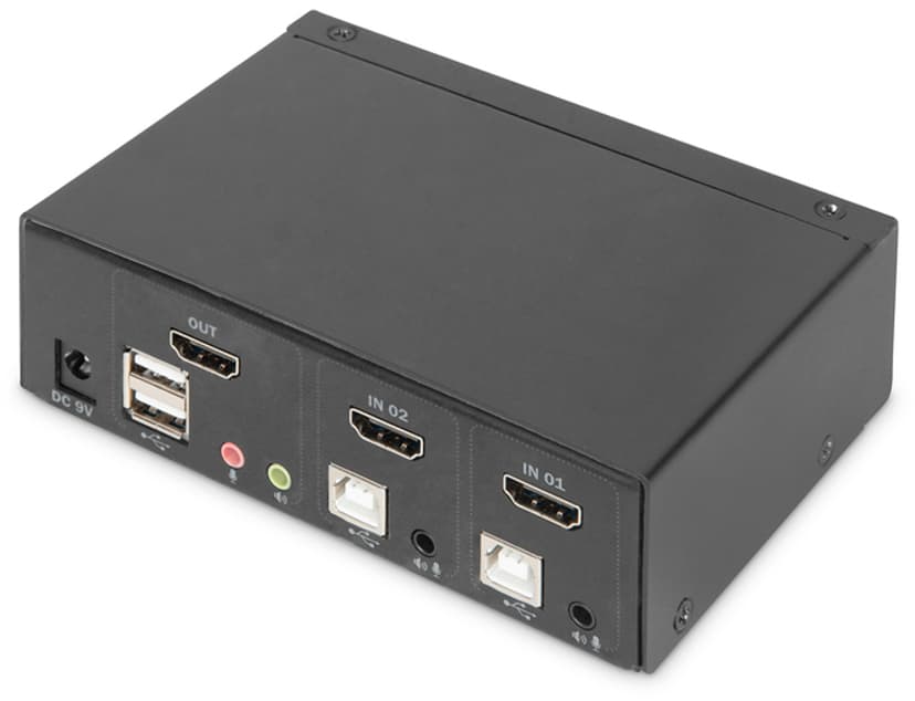 Digitus 2-porters 4K HDMI KVM-svitsj