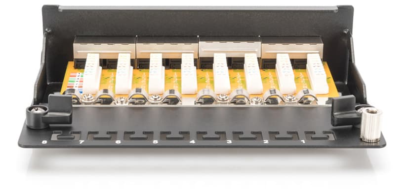 8 port patch 2025 panel cat6