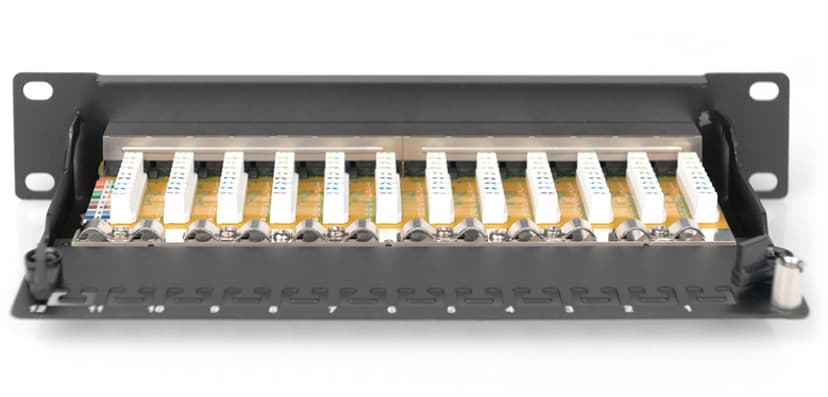 Digitus Patchpanel 12 portar Skärmad (STP) CAT 6
