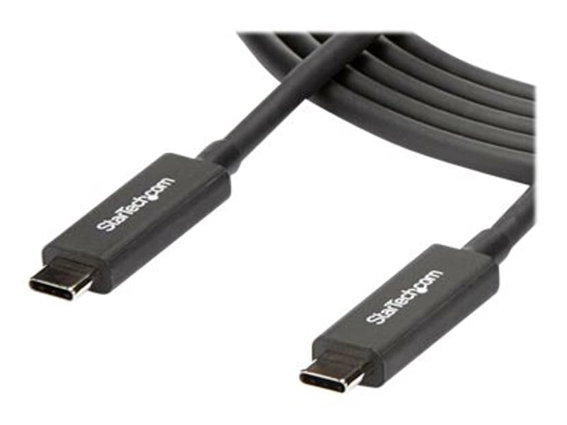 Startech 1m Thunderbolt 3 USB C Cable (40Gbps) 1m Musta