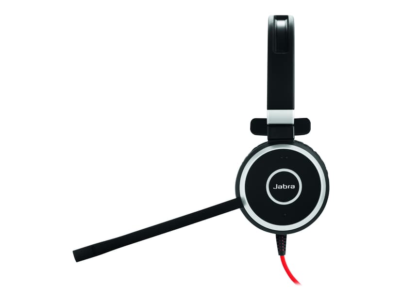 Jabra Evolve 40 MS Kuuloke + mikrofoni 3,5 mm jakkiliitin, USB Skype for Businessille Mono Musta