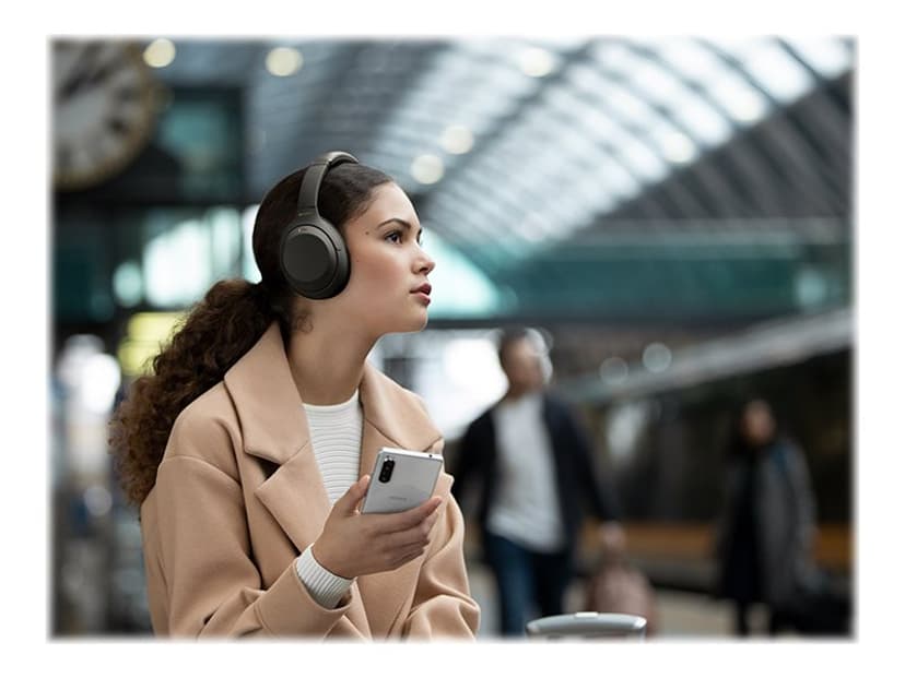 Sony WH-1000XM4 Hörlurar 3,5 mm kontakt Svart