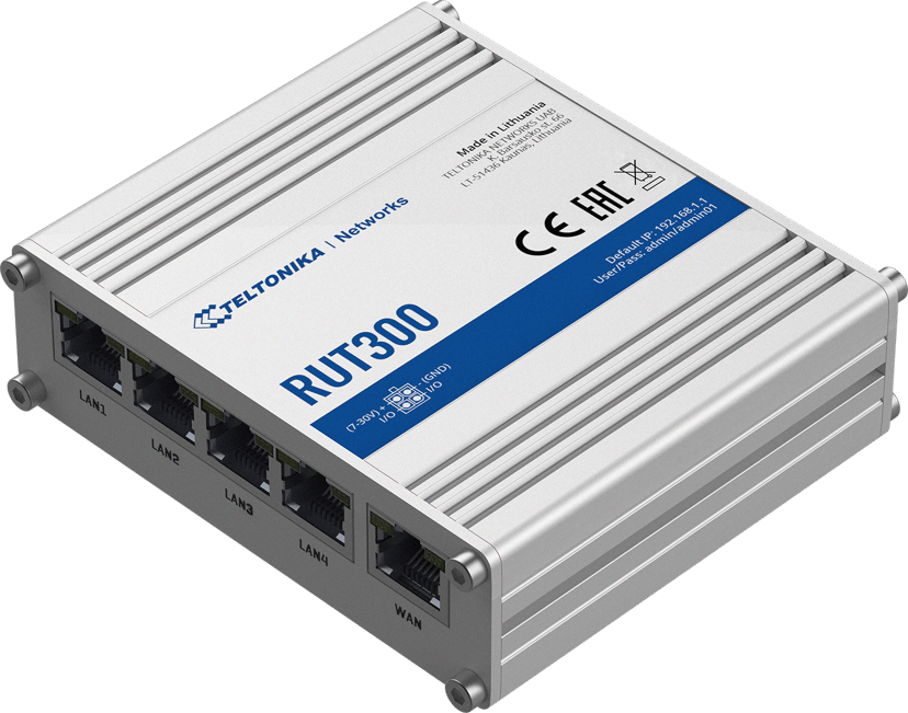 Teltonika RUT300 Industrial Ethernet Router