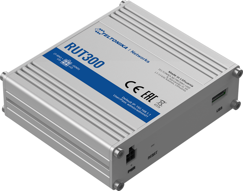 Teltonika RUT300 Industriell Ethernetrouter