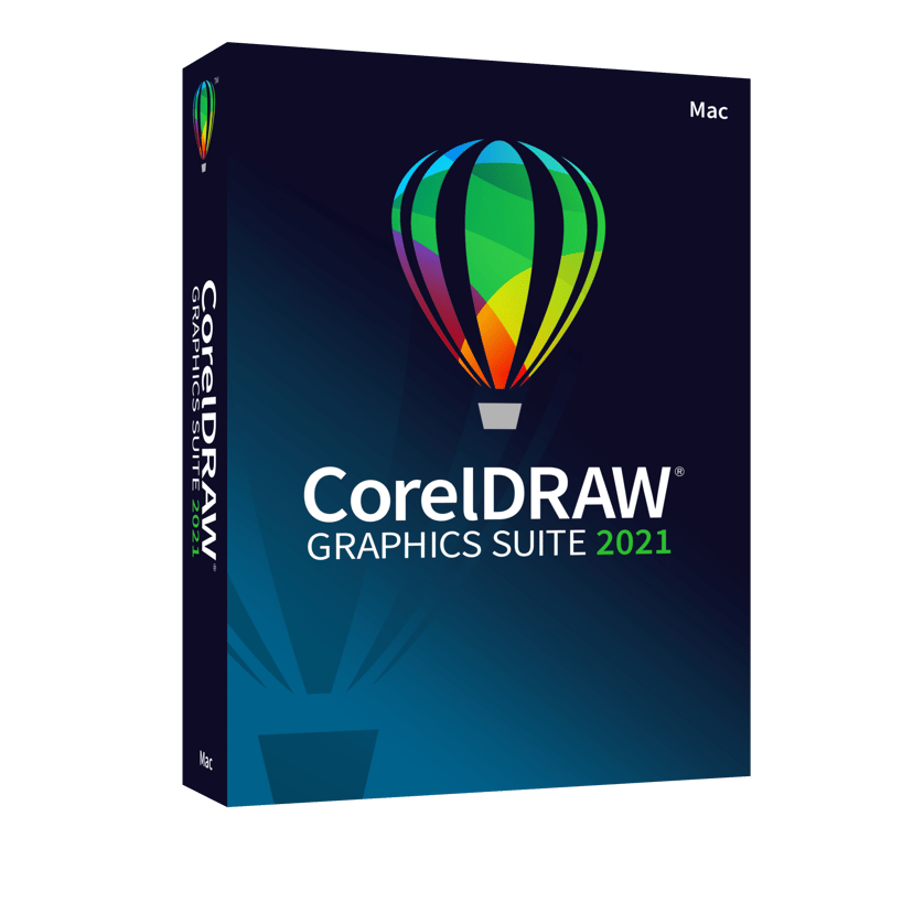 Corel CorelDraw Graphics Suite 2021 Eng/Sve Mac Box