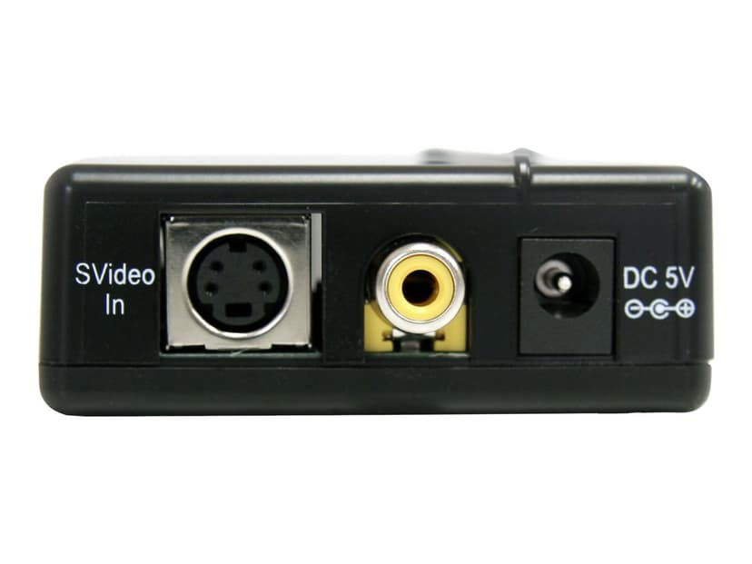 Startech Composite and S-Video to HDMI Converter with Audio Musta