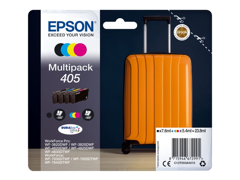 Epson Blekk 4-Color 405 (C/M/Y/BK)