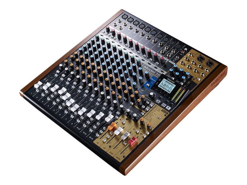 Tascam 14-Ch Analogue Mixer With 16-Track Digital Recorder
