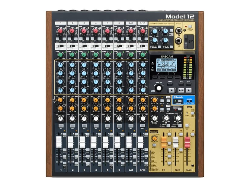 Tascam 10-Ch Analogue Mixer With 16-Track Digital Recorder