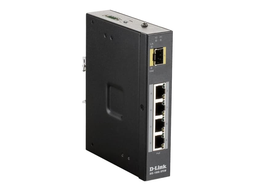 D-Link DIS-100G-5PSW 5-Port Industrial Switch