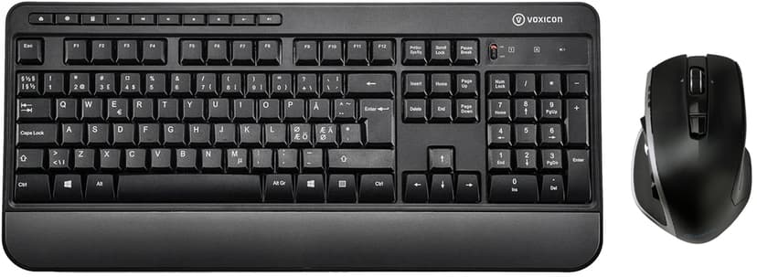 Voxicon Wireless Keyboard 295Wl + Pro Mouse Dm-p30wl Bt#kit Pohjoismaat Näppäimistö